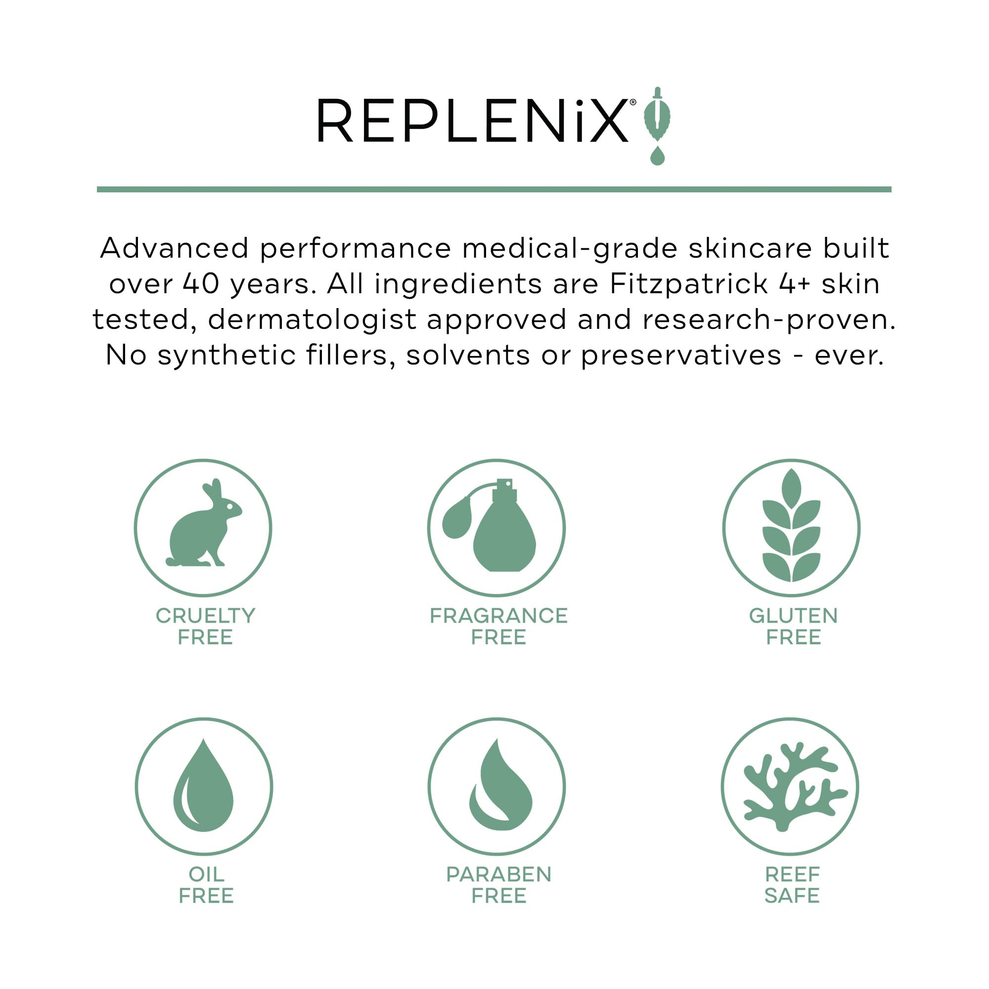 Almohadilla Replenix junto a manos para comparar tamaño y porción práctica