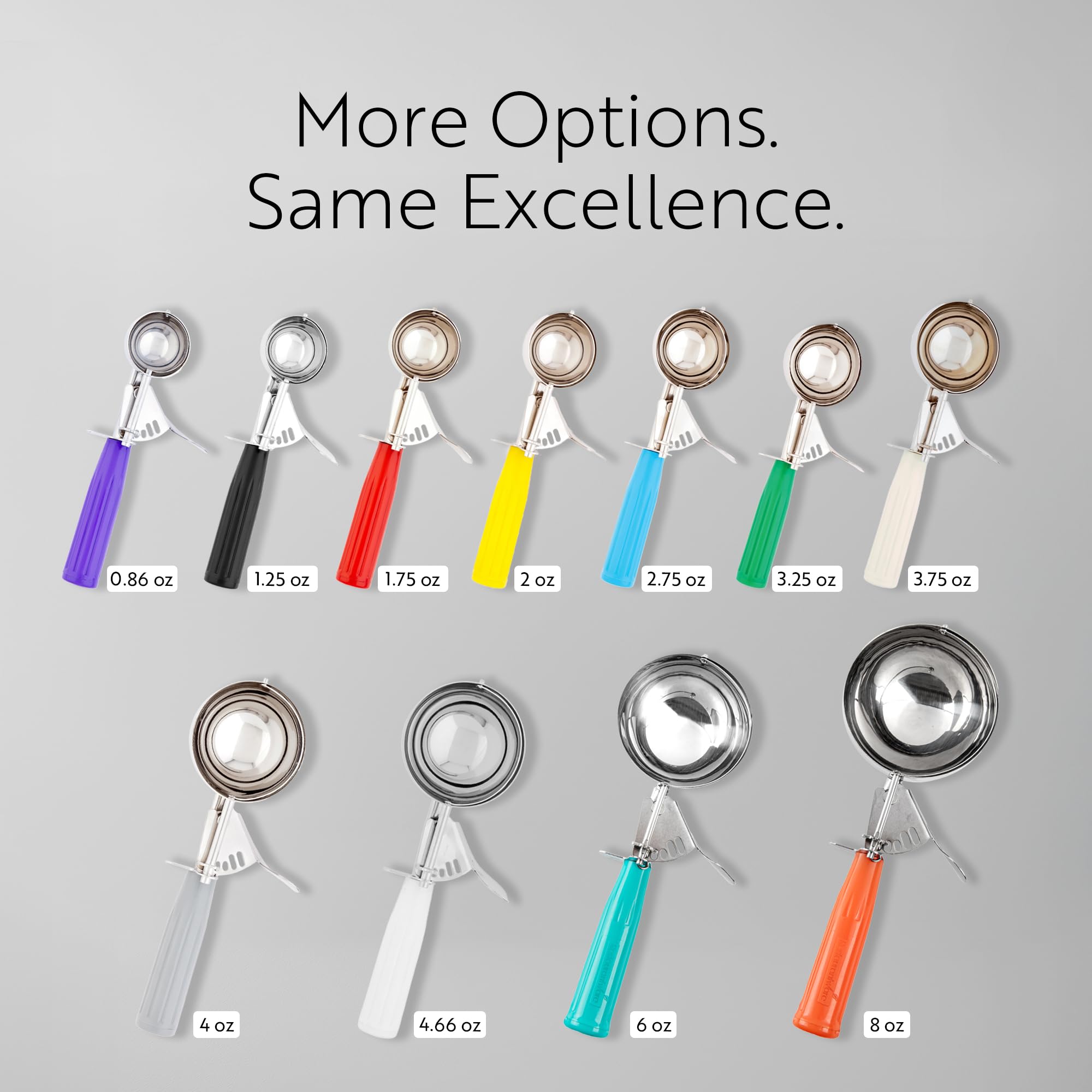 Restaurantware Met Lux comparación de tamaño que indica capacidad 4.66 oz