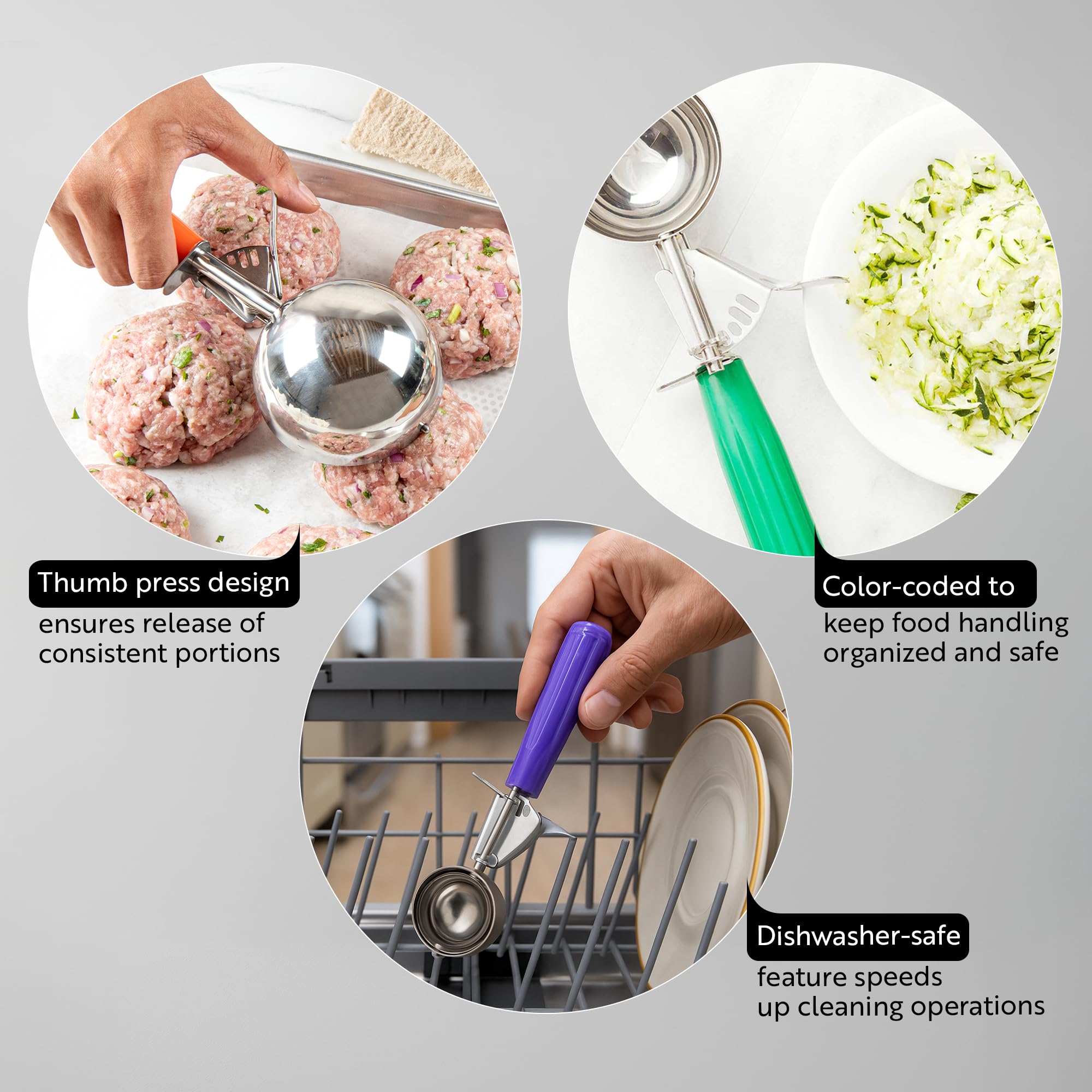 Restaurantware Met Lux cuchara de acero inoxidable resistente y duradera