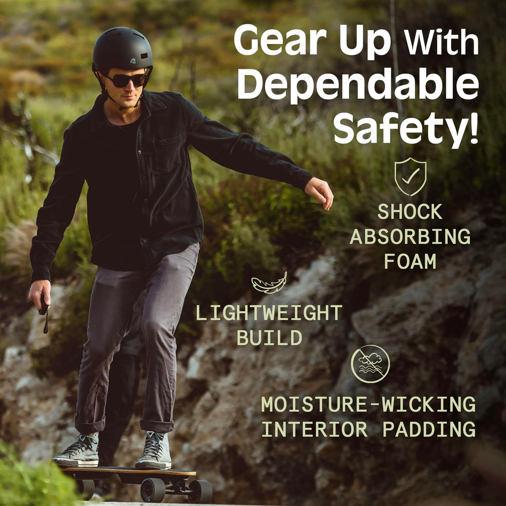 Retrospec Dakota en uso por ciclista urbano para protección confiable
