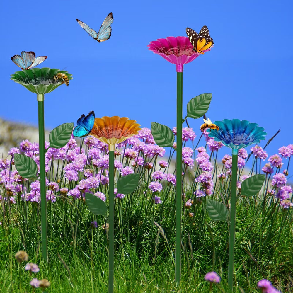 Retyion ambiente de jardín primaveral mostrando integración decorativa