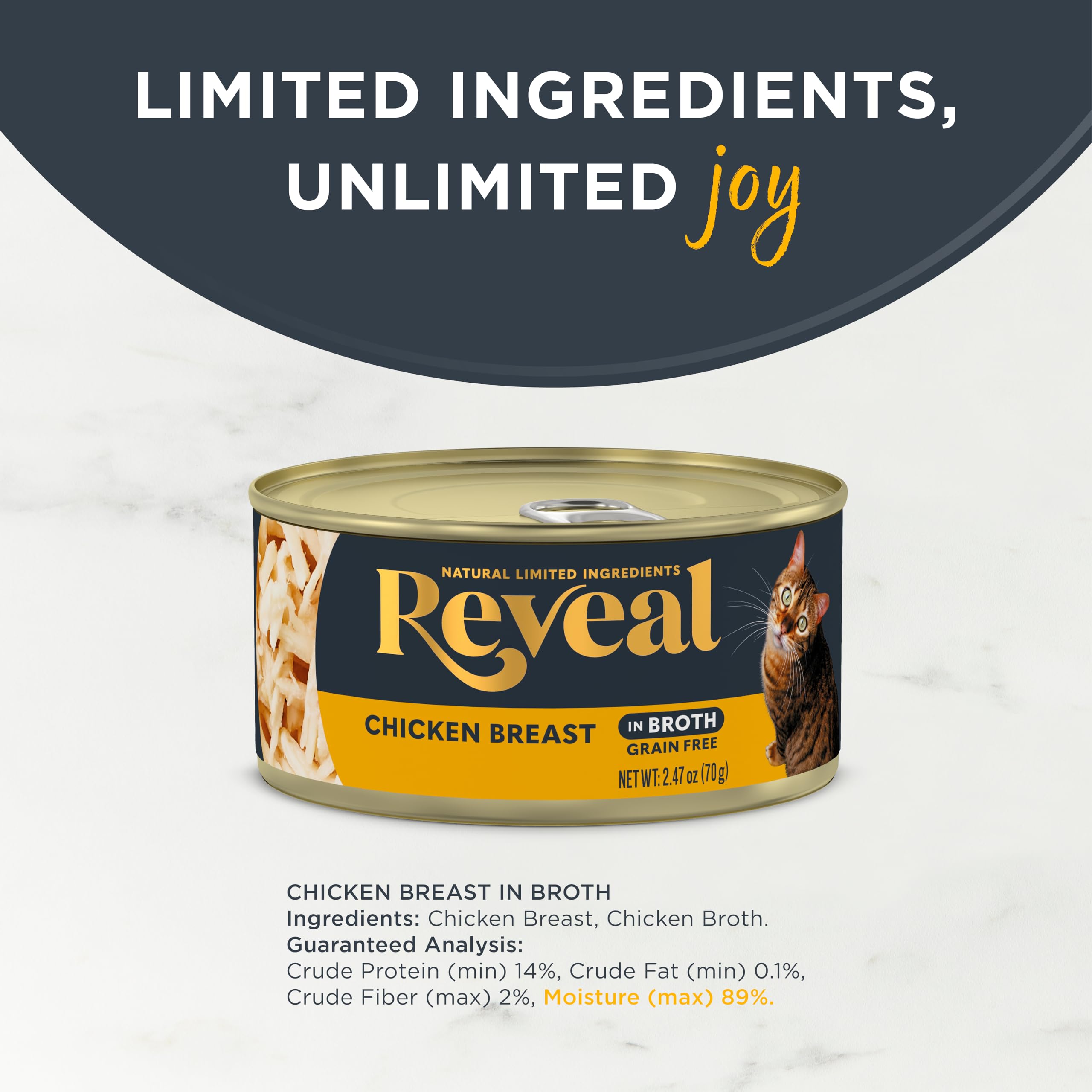 Reveal lata servida en plato para gato, muestra aspecto apetecible y facilidad de comer