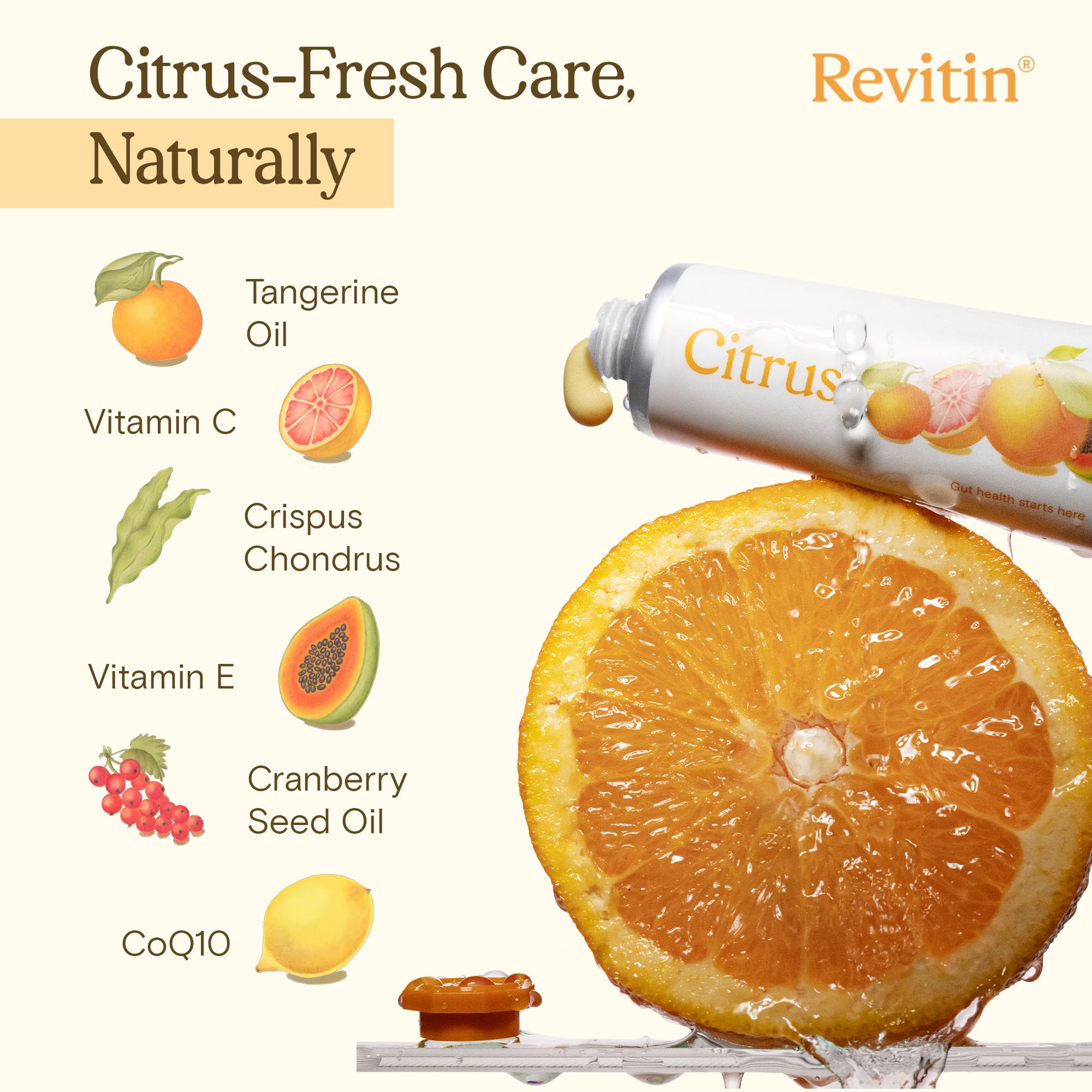 Revitin gel sobre cepillo de dientes listo para uso y limpieza efectiva
