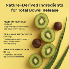 Revival Point composición con kiwi y triphala destacando origen natural