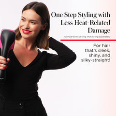 REVLON One-Step en uso secando cabello beneficio peinado rápido