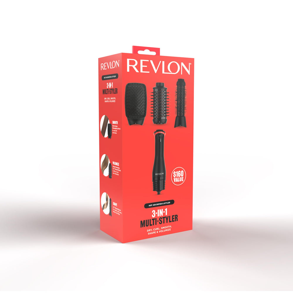 REVLON estilizado lifestyle en baño moderno para un look de salón rápido