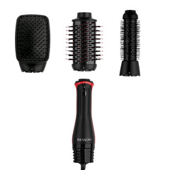 REVLON vista frontal del multi-styler mostrando controles y diseño ergonómico