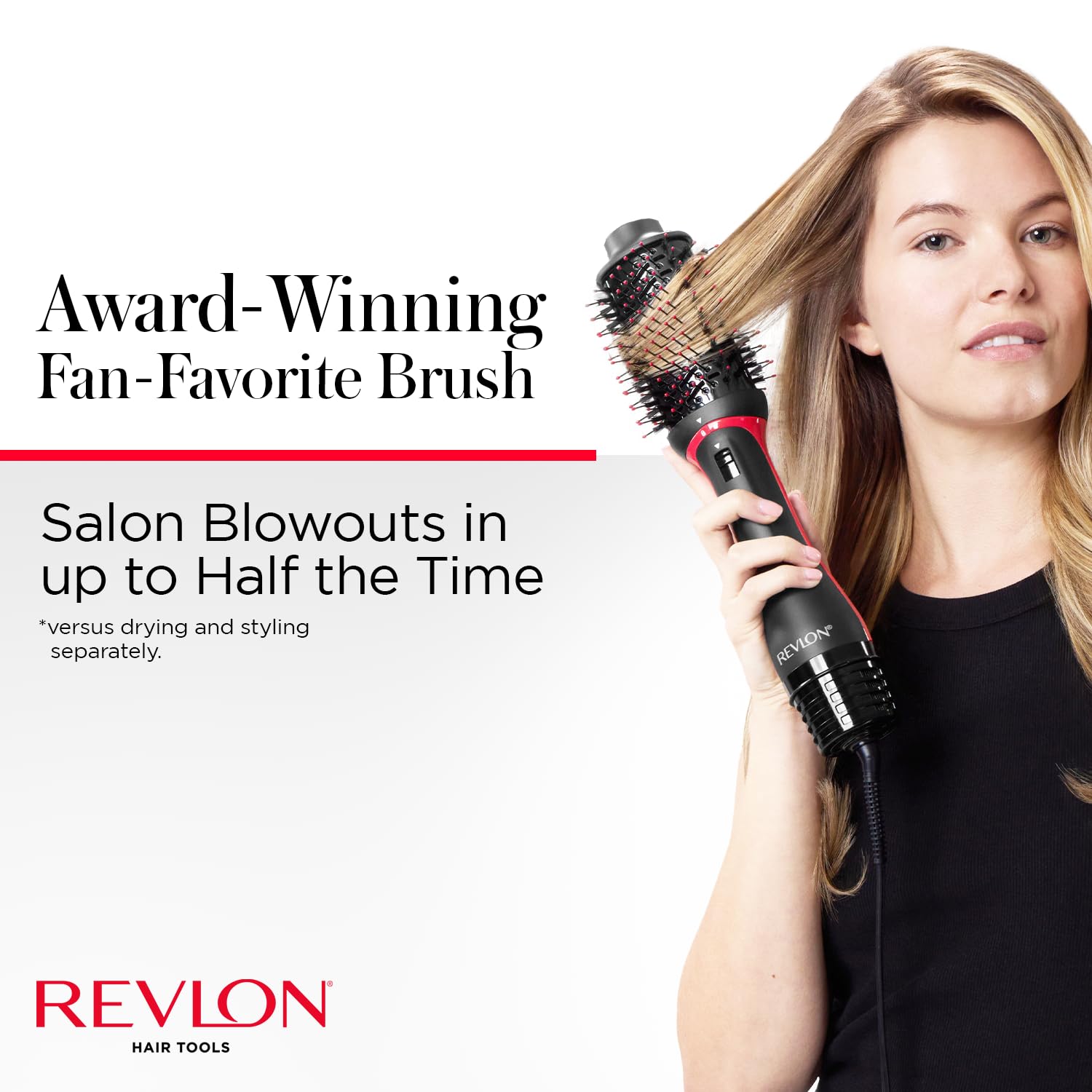 REVLON cabezal ovalado 2.4 pulgadas para volumen cercano a la raíz