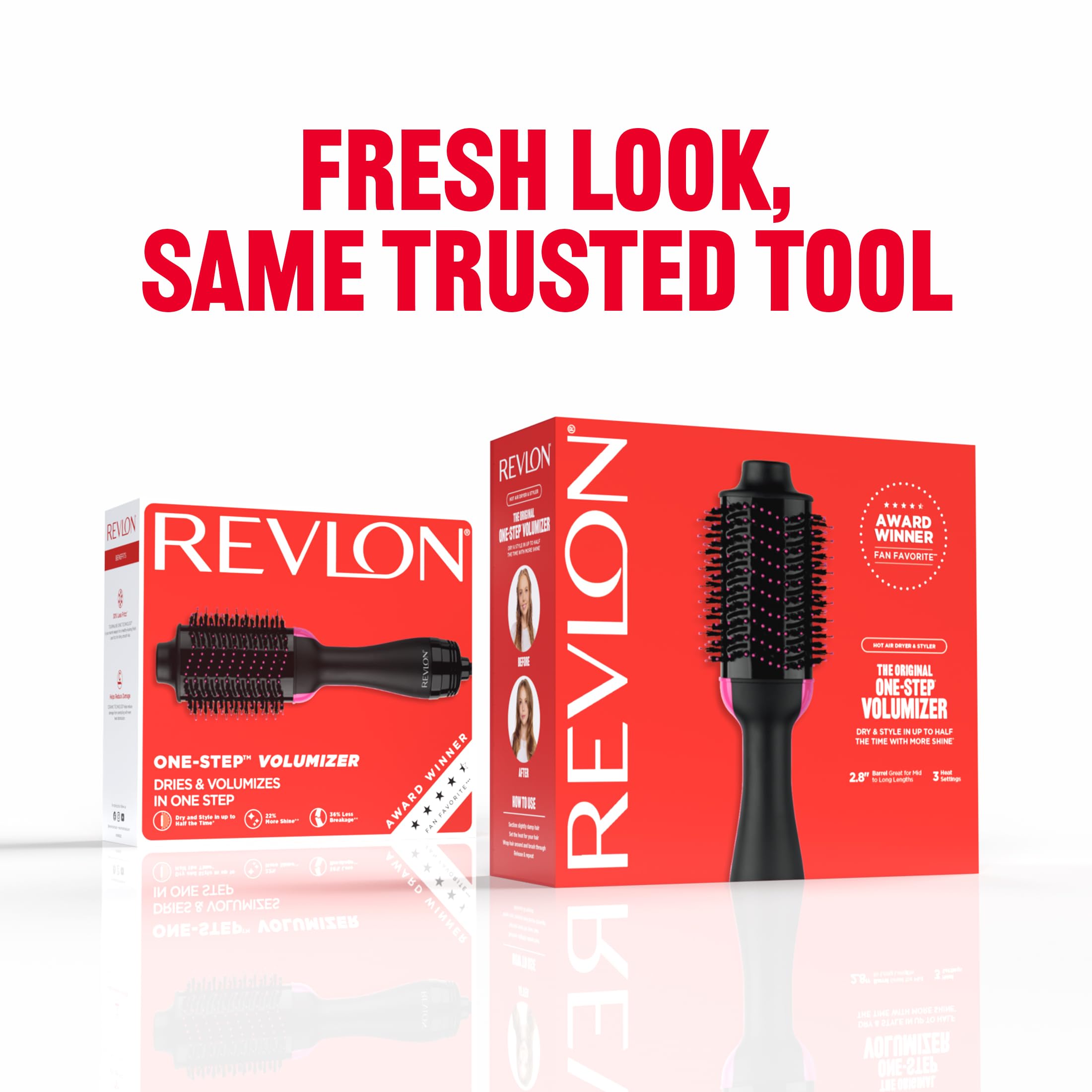 Escena de estilo de vida con REVLON para looks de salón en casa