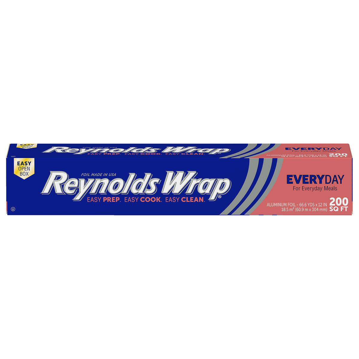 Reynolds rollo frontal mostrando el empaque y ventaja de longitud