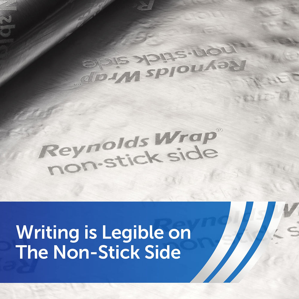 Reynolds Wrap borde fácil de rasgar que facilita cortar la medida deseada