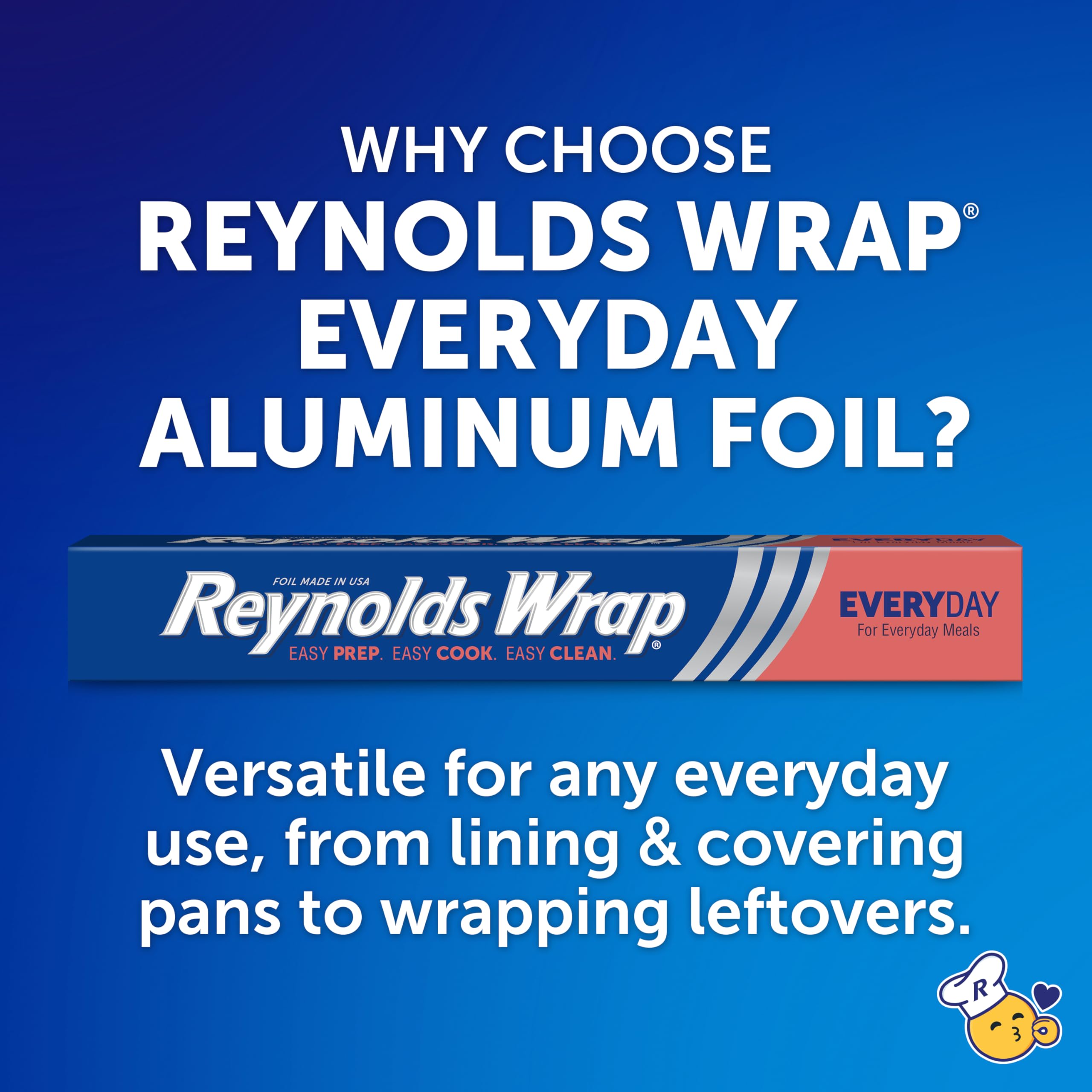 Reynolds Wrap on a kitchen counter ready for meal prep
