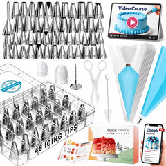 RFAQK frente del kit con estuche, organizado y listo para decorar