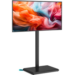 Rfiver soporte de pantalla frontal mostrando TV montada y estética elegante