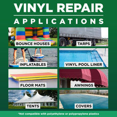 RH Adhesives unión curada en costura de vinilo que muestra flexibilidad