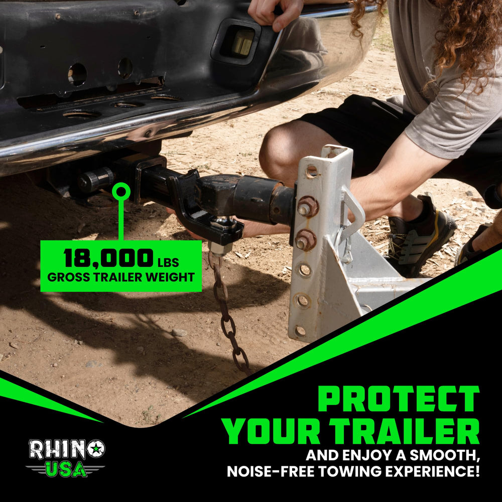 Rhino USA estilo de vida en camioneta mostrando protección del enganche