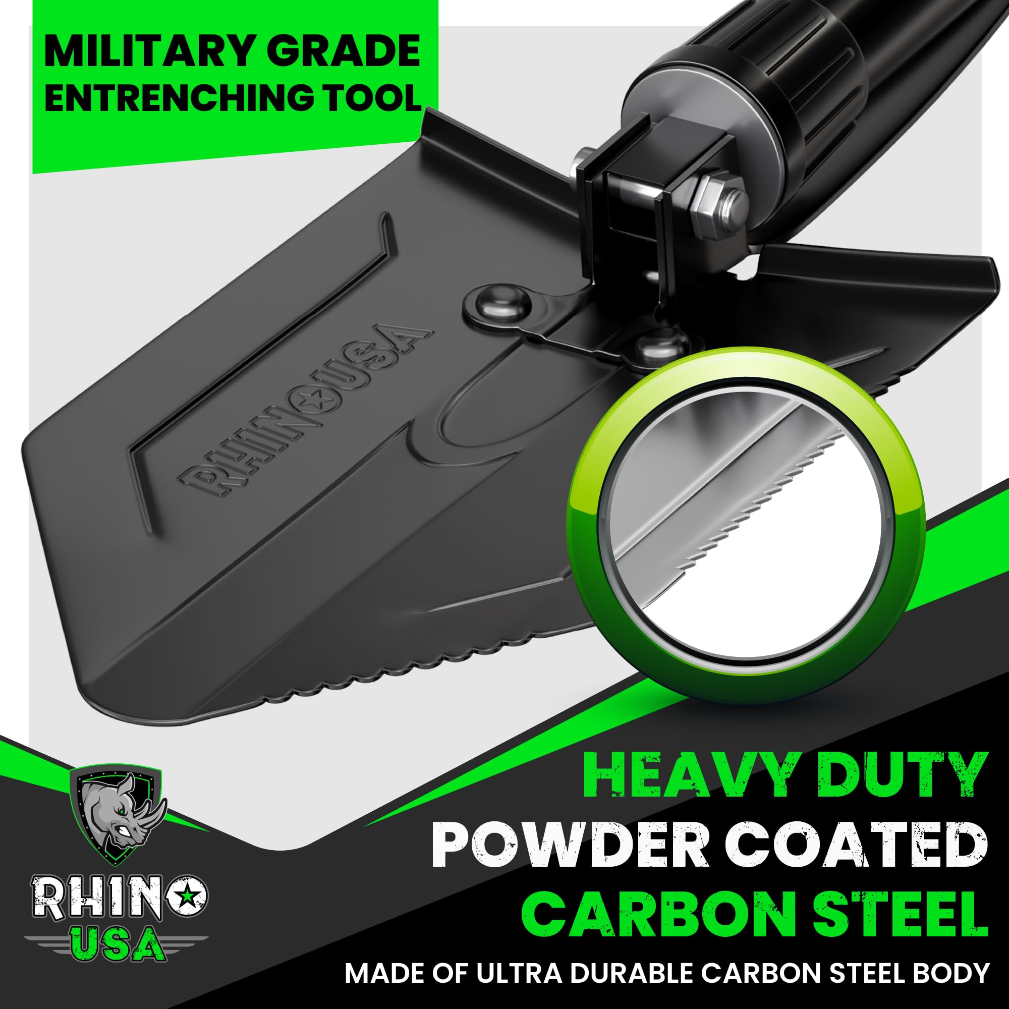 Rhino USA funda resistente con textura para proteger la pala