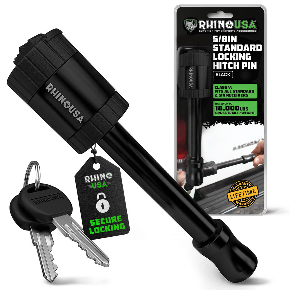 Rhino USA pasador frontal mostrando diseño robusto y seguridad