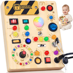 RichBoy tablero delantero con luces e interruptores, entretenimiento seguro