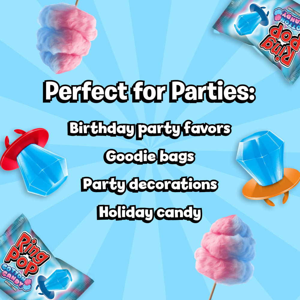 Ring Pop paletas en bolsitas de regalo para fiestas, ideal para repartir