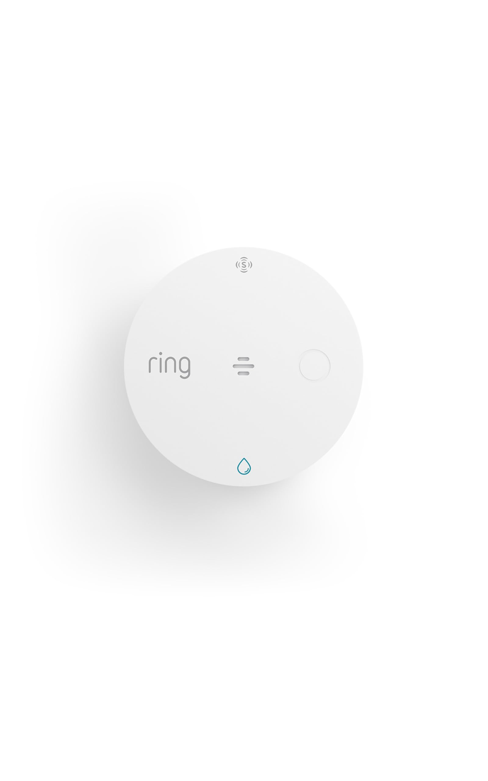 Ring sensor frontal mostrando el diseño compacto y fácil instalación