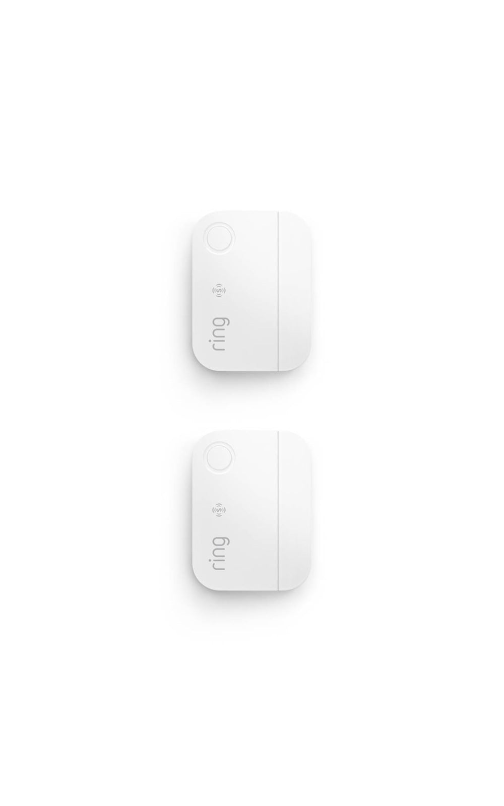 Ring sensor frontal del pack mostrando el tamaño compacto y alertas instantáneas