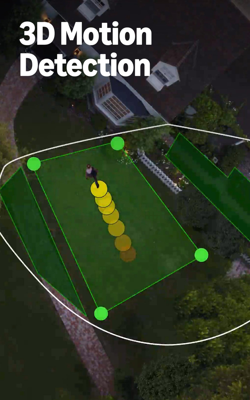 Ring Spotlight Cam Pro primer plano de la lente demostrando la calidad Retinal 2K