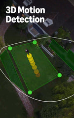 Ring Spotlight Cam Pro primer plano de la lente demostrando la calidad Retinal 2K