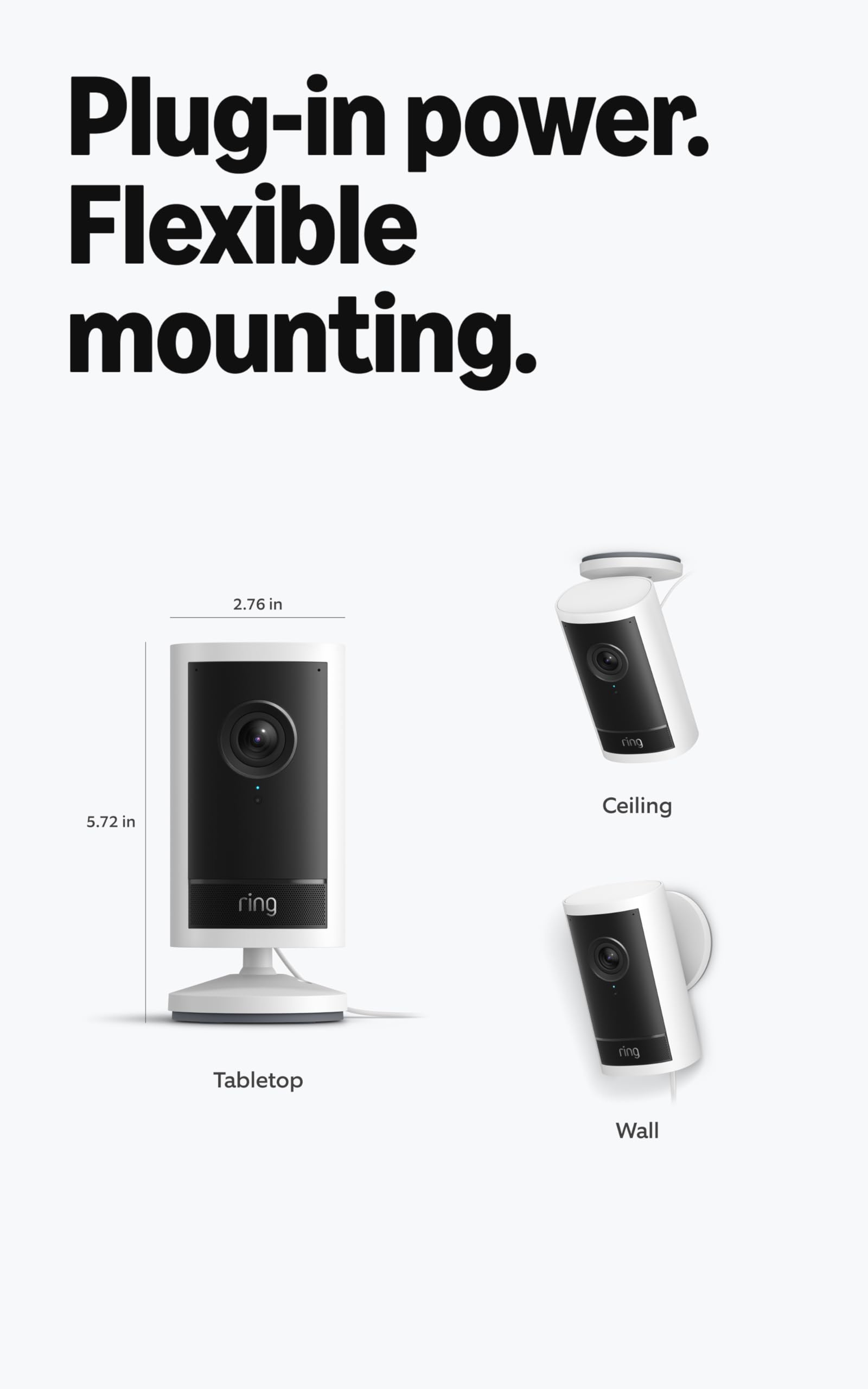 Ring comparación de tamaño junto a una persona para escala práctica