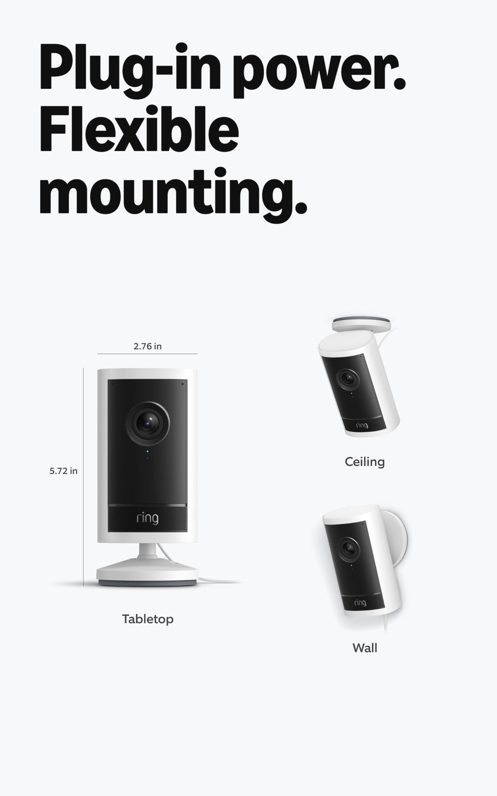 Ring comparación de tamaño junto a una persona para escala práctica