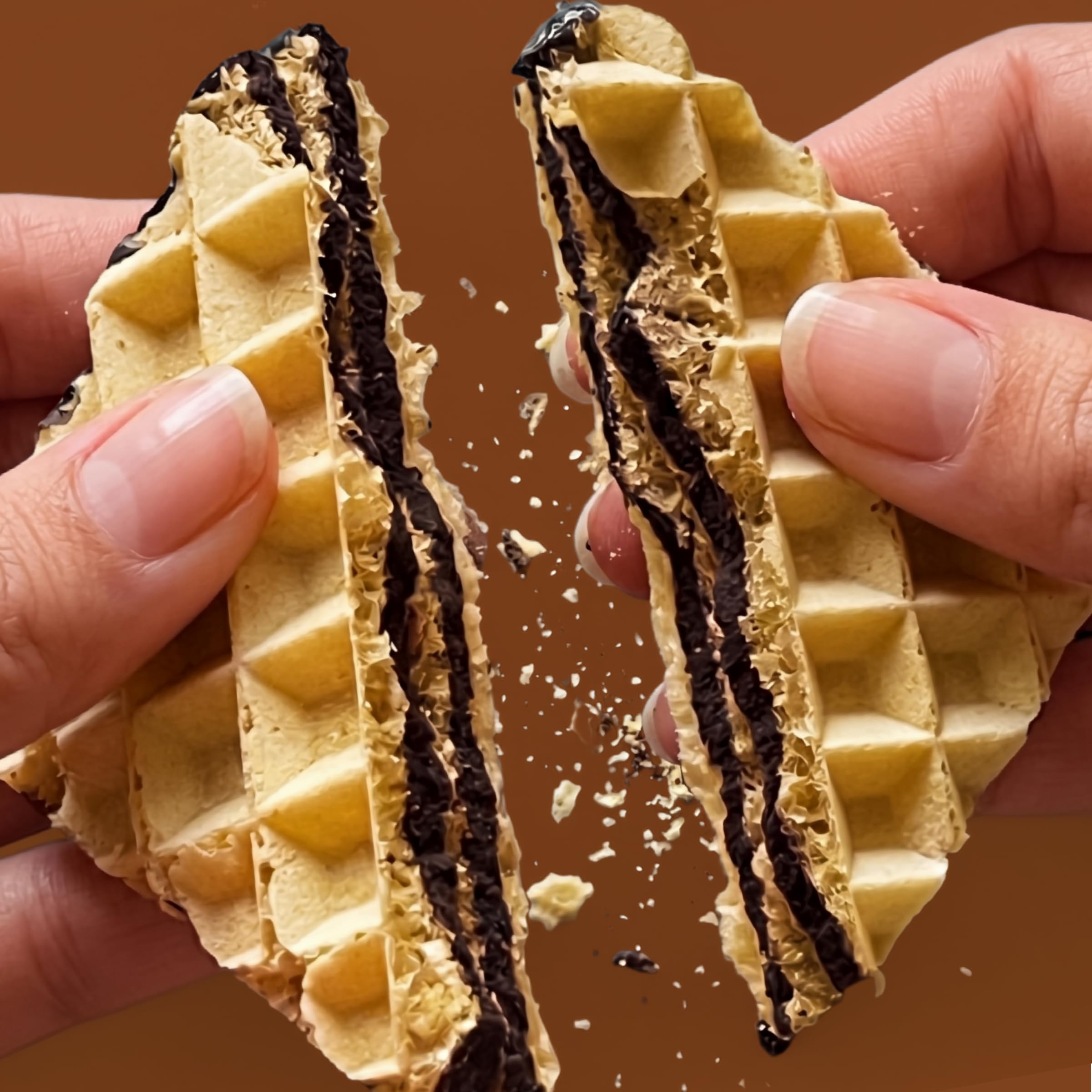 Rip Van Wafels ingredientes naturales sobre mesa, sin aditivos artificiales