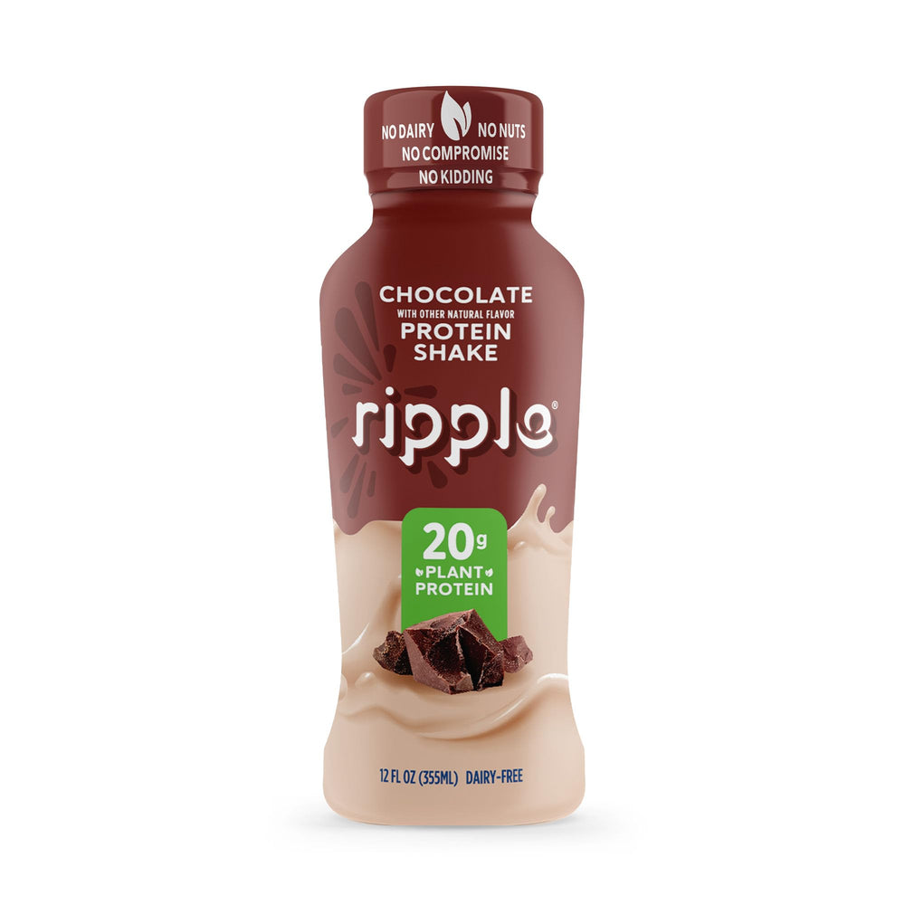 Ripple primer plano textura del batido de chocolate y aspecto cremoso