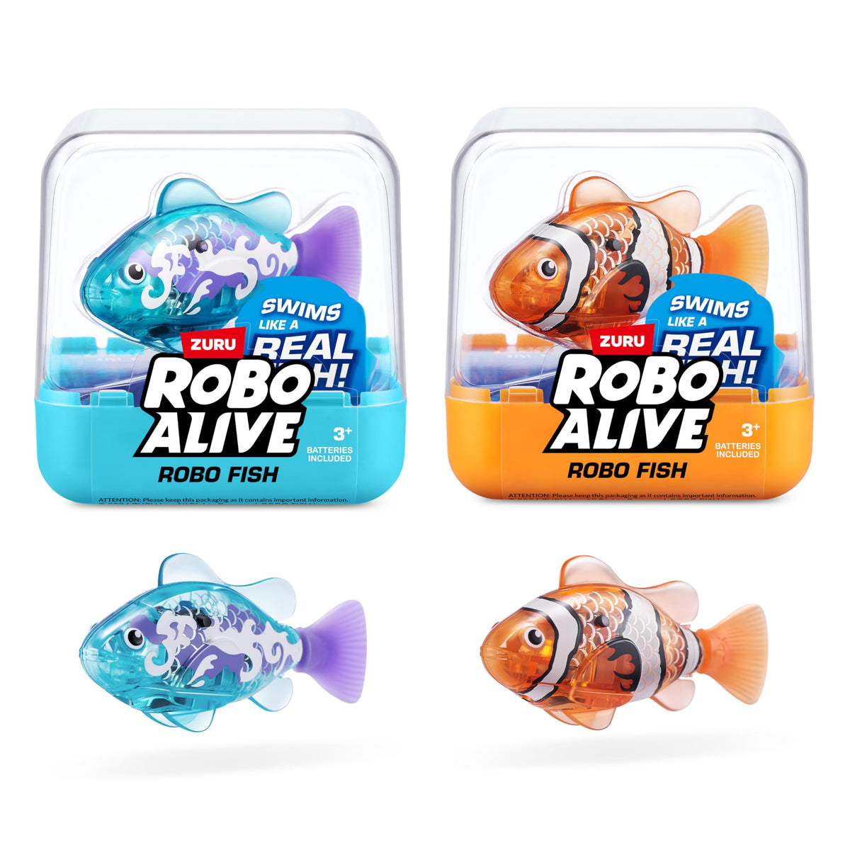 Robo Alive frente del empaque mostrando pack doble y colores llamativos