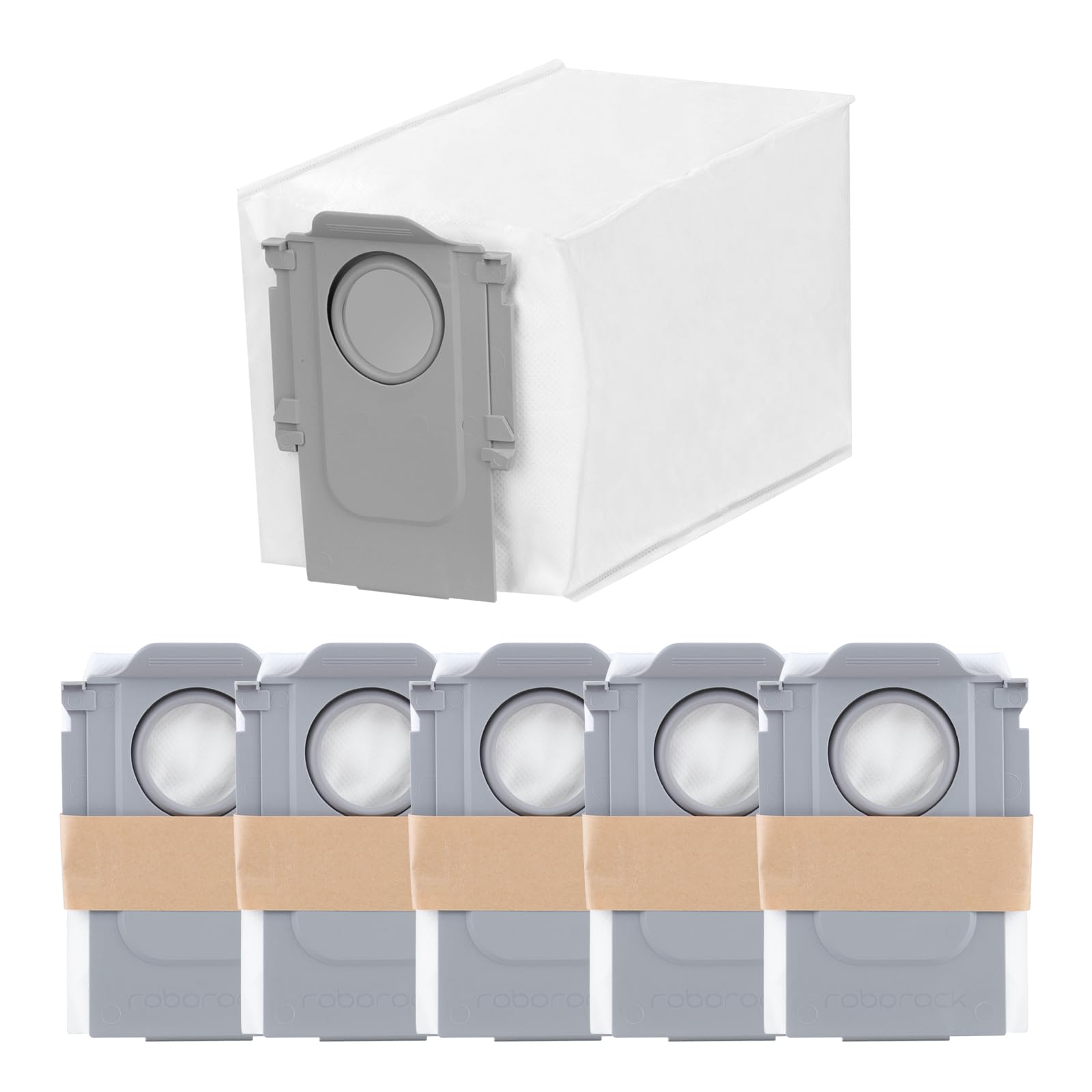 roborock empaque frontal del paquete de 6 bolsas, fácil almacenamiento