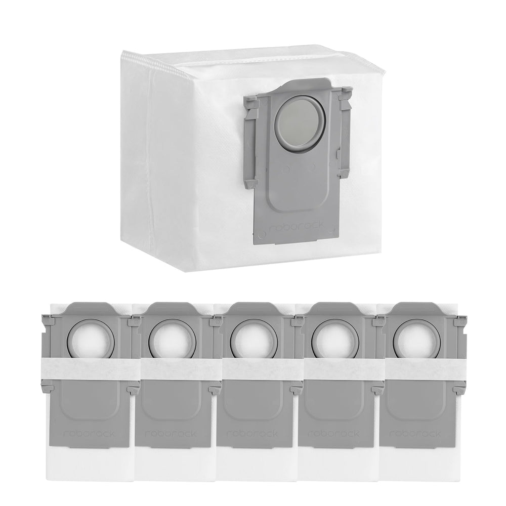 roborock frontal paquete de 6 bolsas desechables para reemplazo y almacenamiento