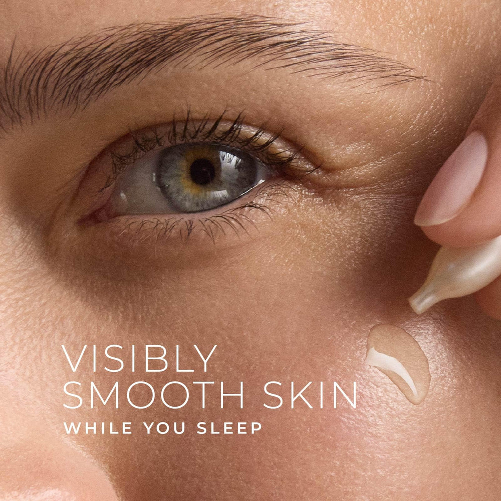 RoC capsule texture close-up highlighting silky lightweight serum benefit