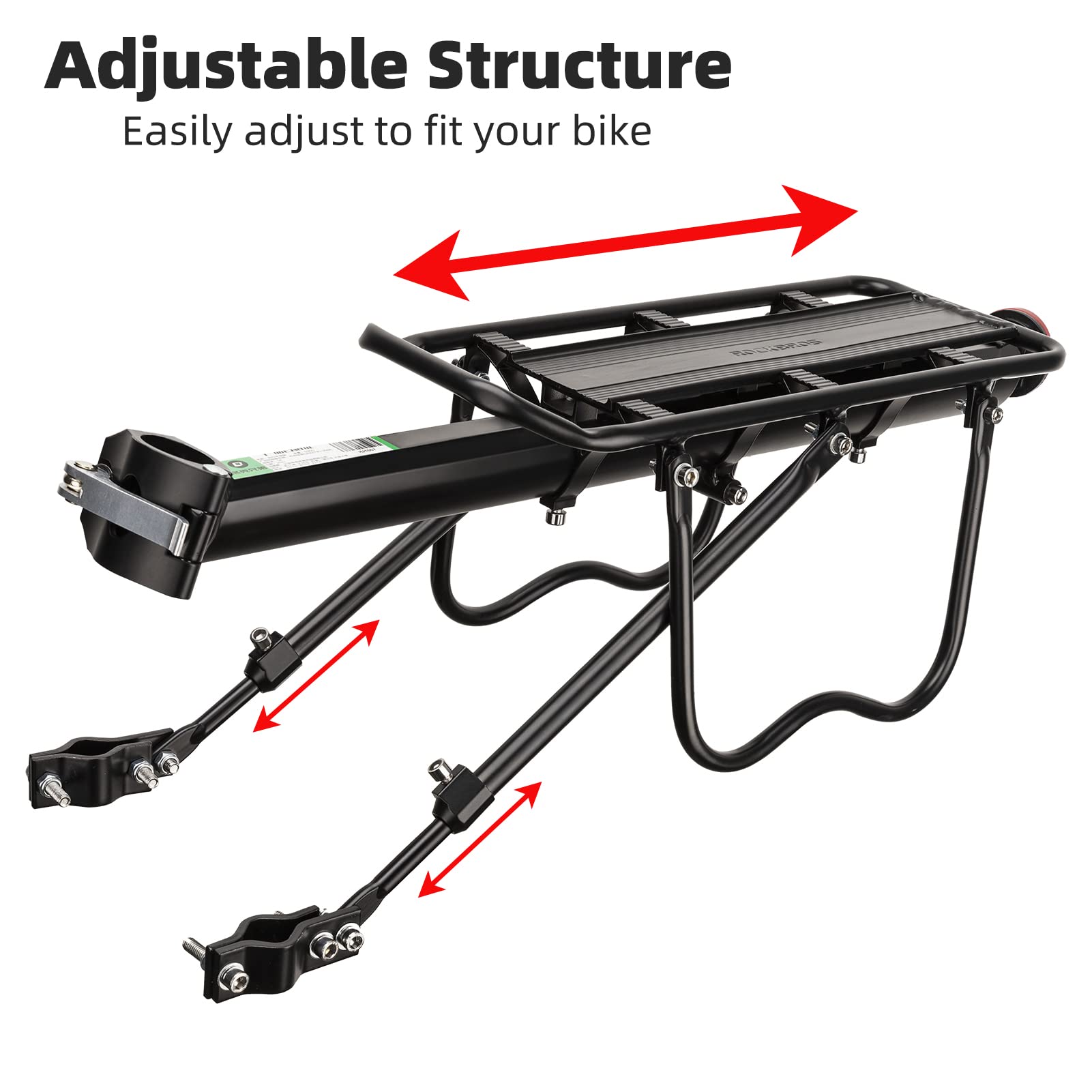 ROCKBROS varillas de soporte ajustables para estabilidad y ajuste preciso