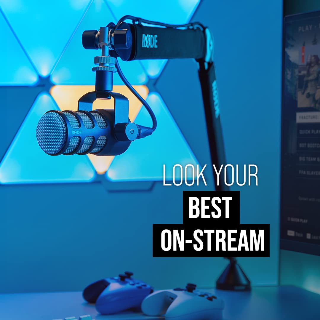 RØDE PodMic comparación de tamaño para evaluar proporciones en estudio