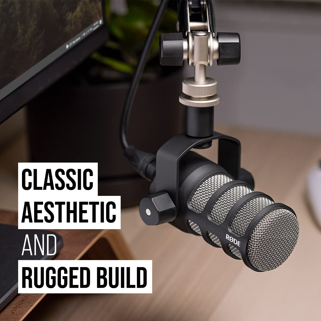 RØDE PodMic detalle del montaje interno que reduce vibraciones