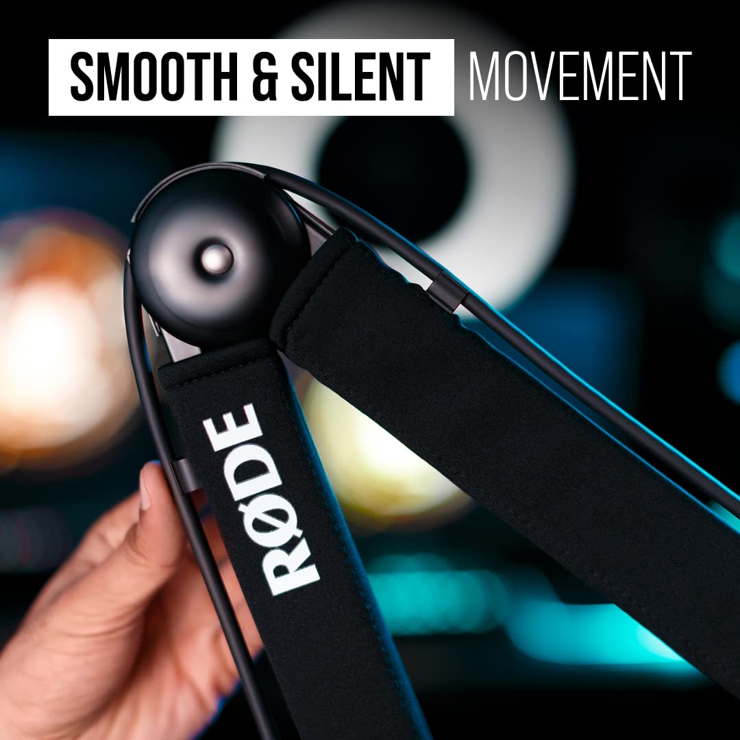 RØDE PSA1+ brazo completamente extendido mostrando alcance para escritorios grandes