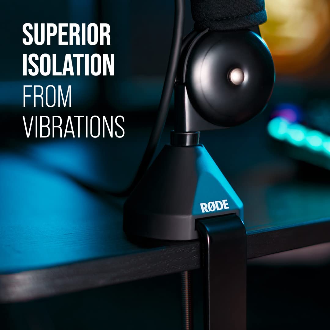 RØDE PSA1+ en entorno de estudio con micrófono, ideal para podcasters y streamers
