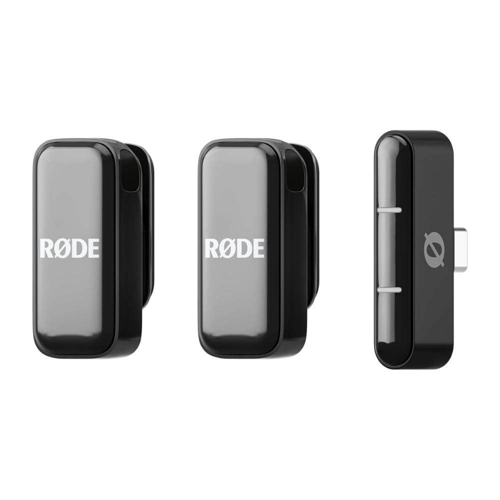 RØDE frontal del estuche plegado mostrando portabilidad y protección