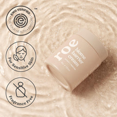 Roe Wellness textura cremosa en primer plano para hidratación profunda
