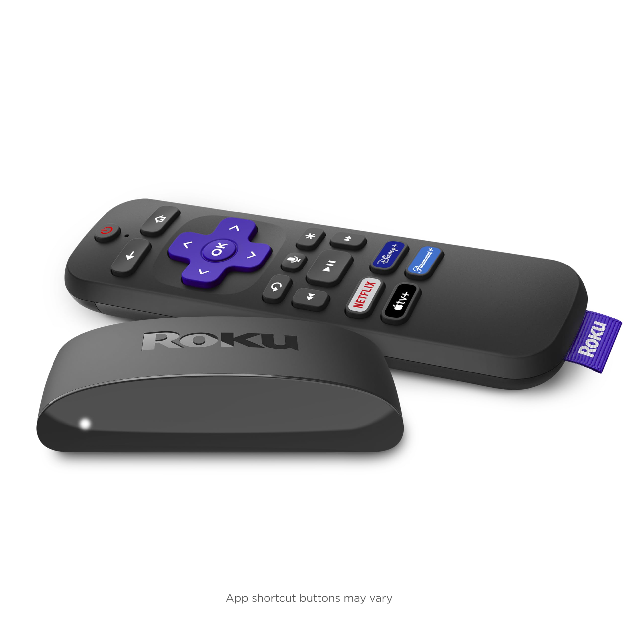 Roku Express 4K+ frontal mostrando la interfaz y mejorando la experiencia