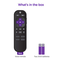 Roku mando con botones de atajo de canales para acceso instantáneo al contenido