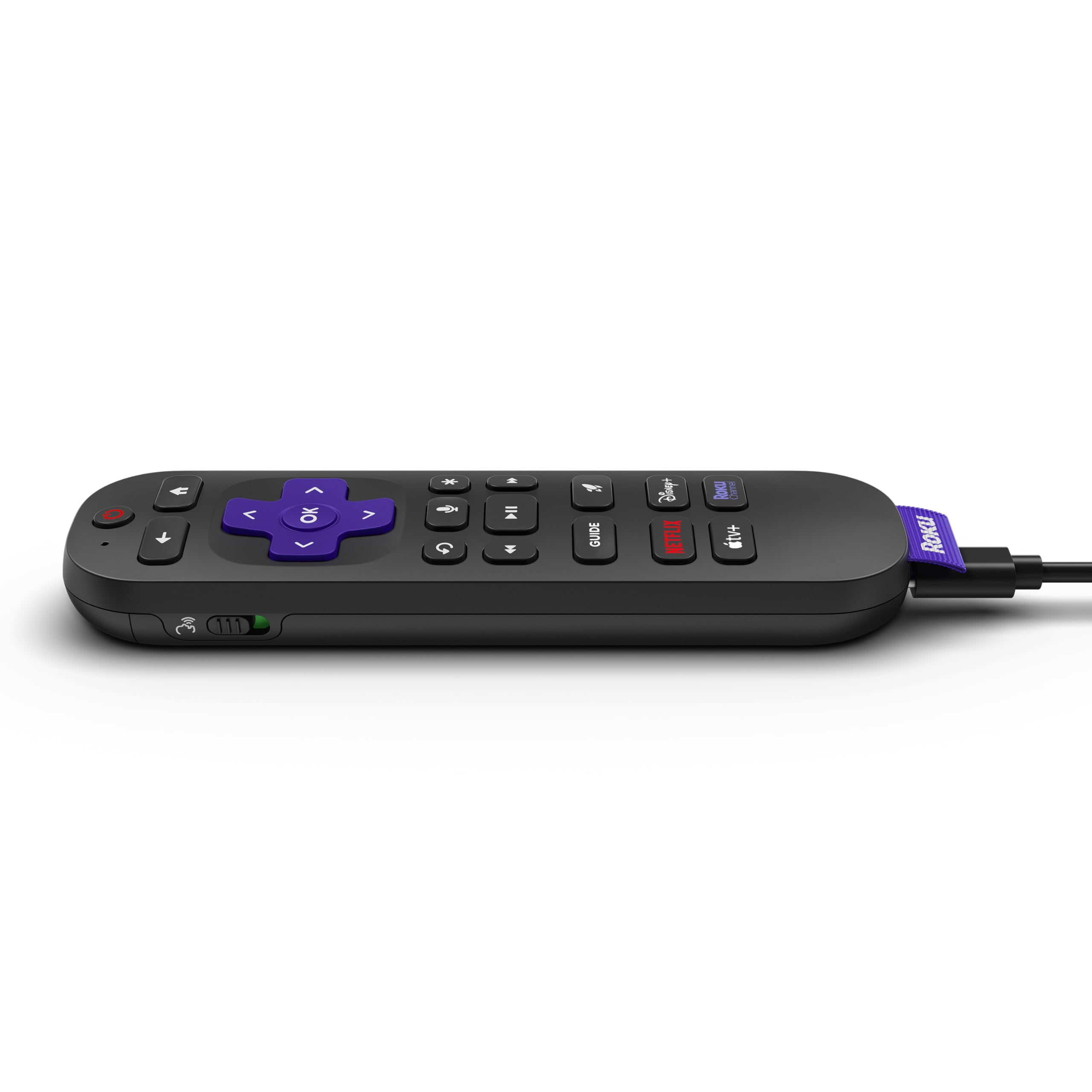 Roku botones retroiluminados en oscuridad para navegación sin fallos