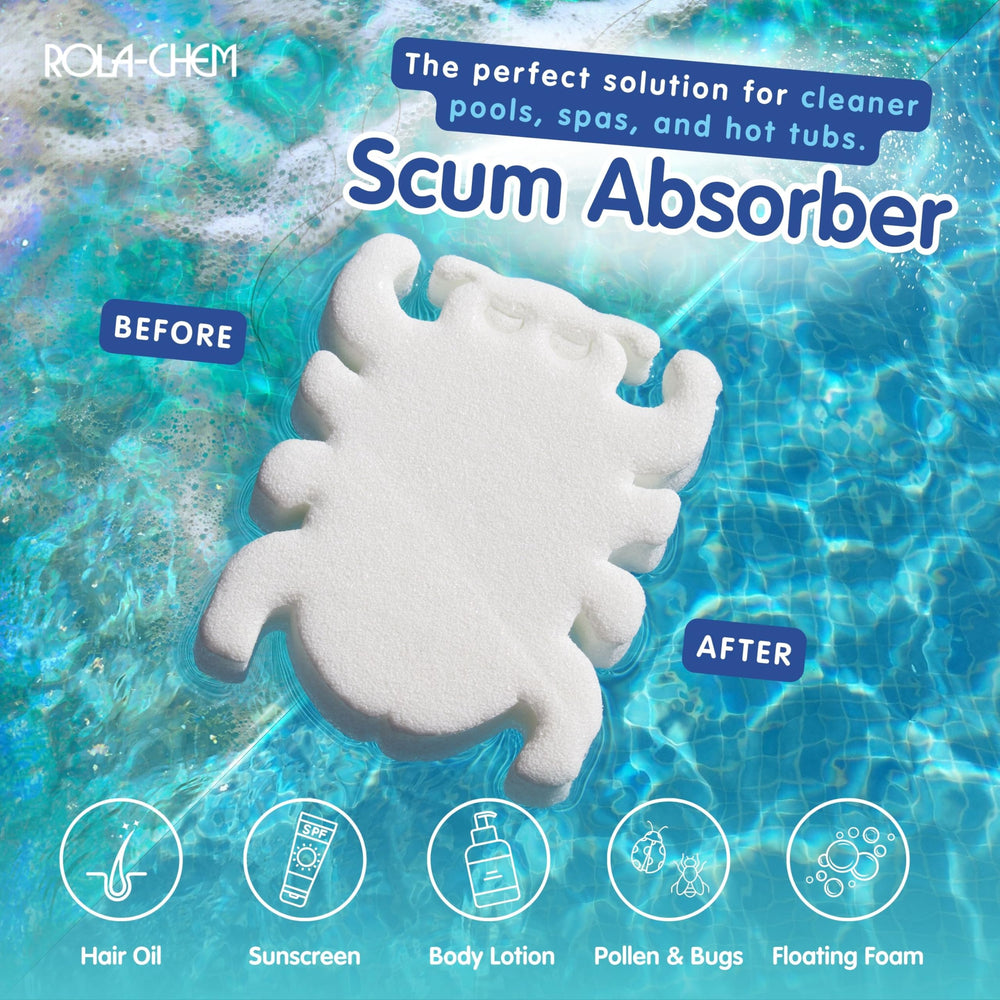 Rola-Chem Scumbug textura del material que absorbe aceite y residuos