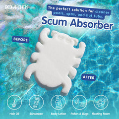 Rola-Chem Scumbug textura del material que absorbe aceite y residuos