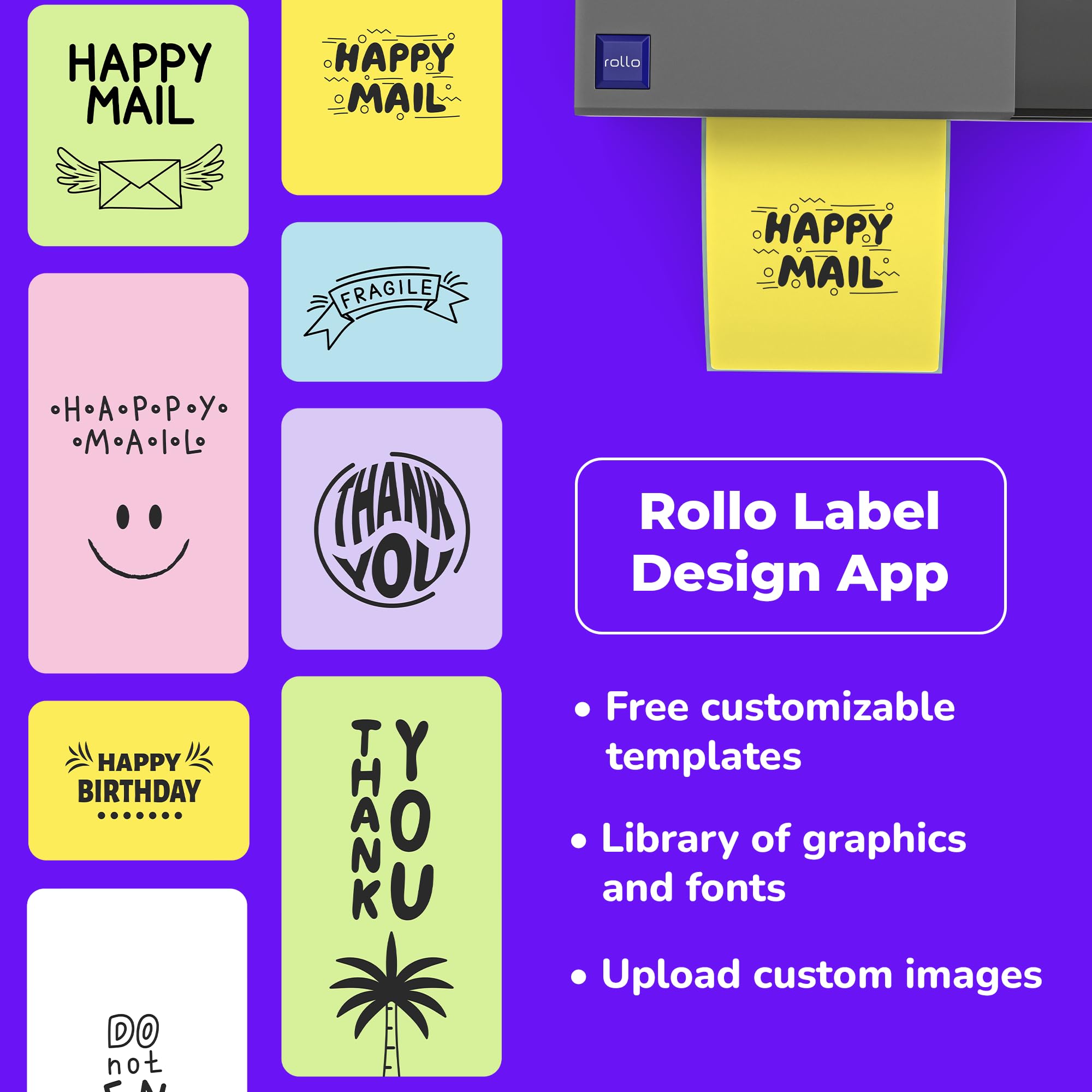 Rollo app Ship en pantalla mostrando tarifas y gestión fácil