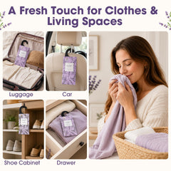 ROSE COTTAGE sachet dentro de cajón manteniendo ropa con olor fresco